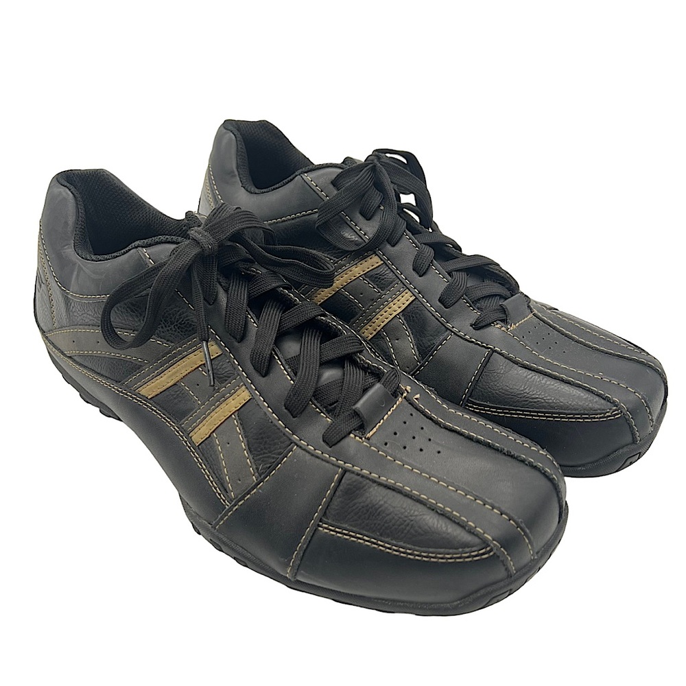 Sketchers Sz 13 Men’s Leather Citywalk Malton Casual Oxford Athleisure